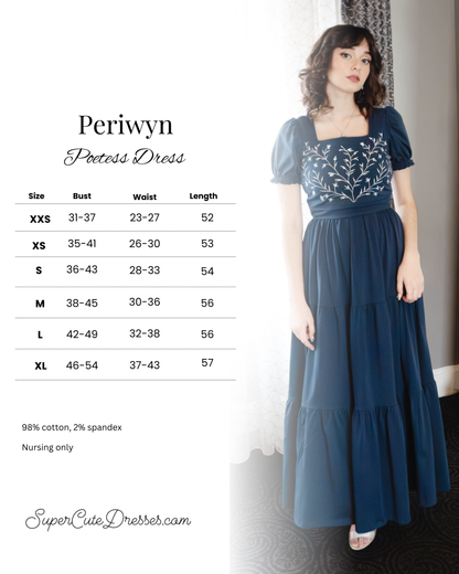 Periwyn ~ Poetess Dress