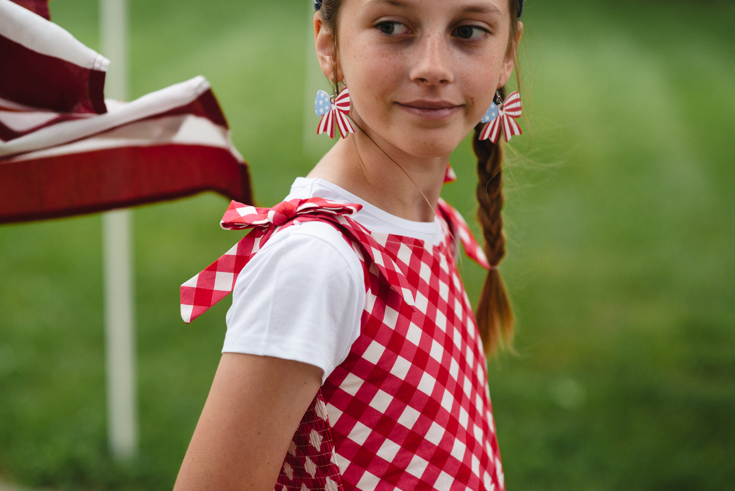 Grenadine Gingham ~ Mini Lenora Dress