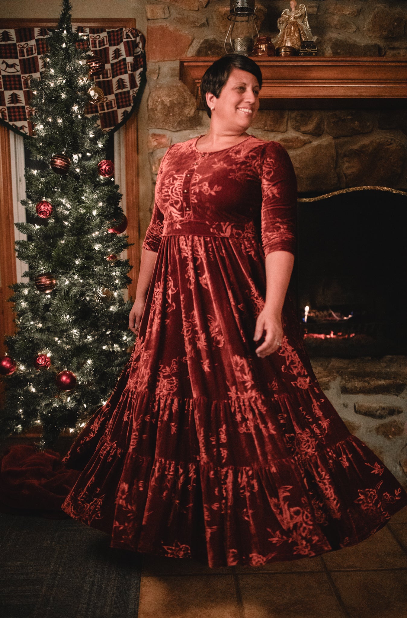 Cinnamon Rose ~ Hinterland Maxi