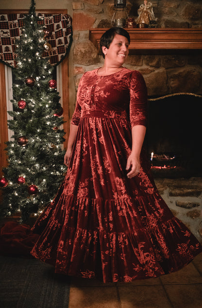 Cinnamon Rose ~ Hinterland Maxi