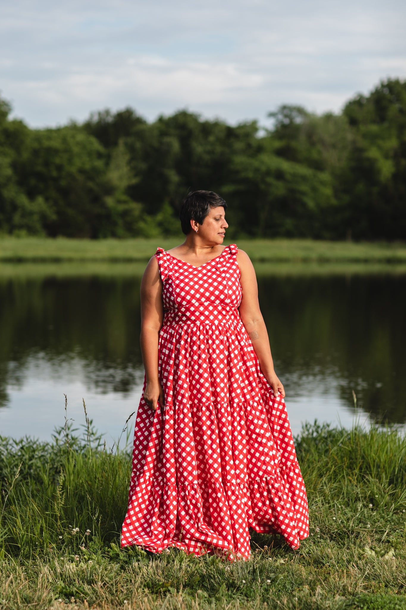 Grenadine Gingham ~ Lenora Dress
