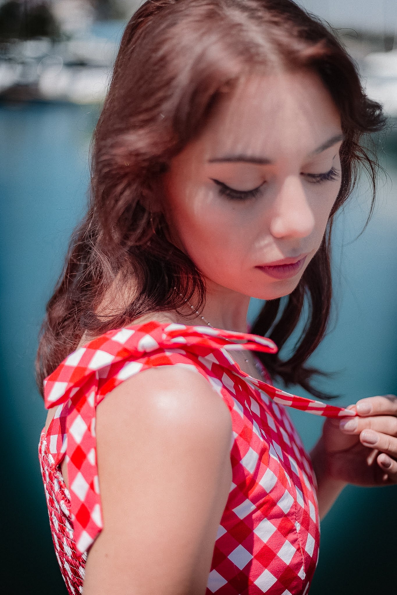 Grenadine Gingham ~ Lenora Dress