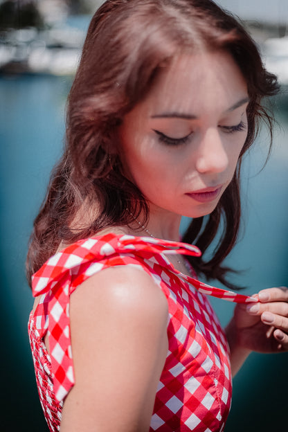 Grenadine Gingham ~ Lenora Dress