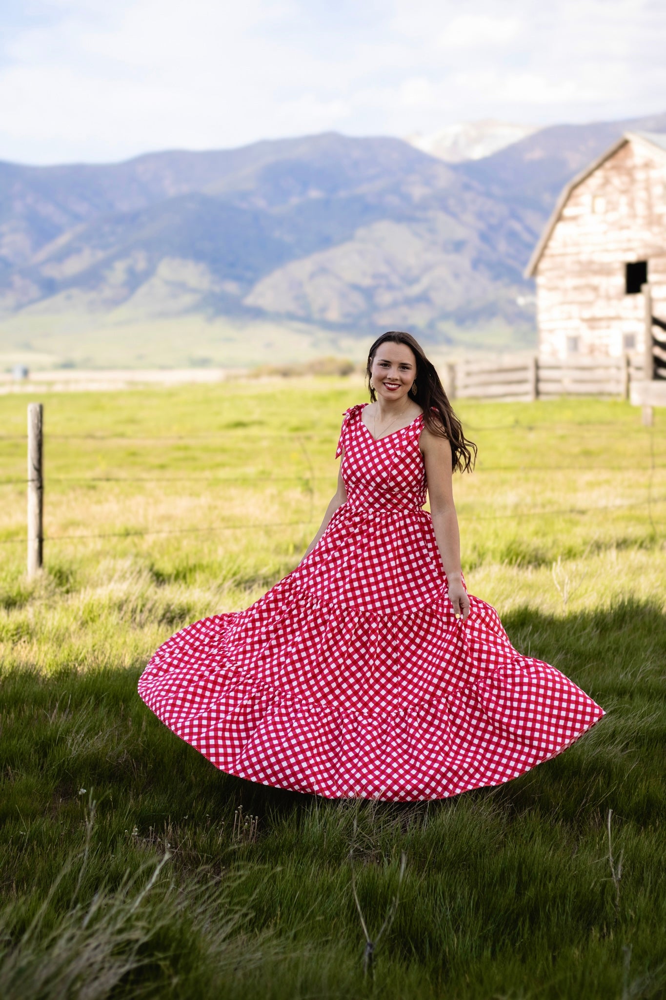 Grenadine Gingham ~ Lenora Dress