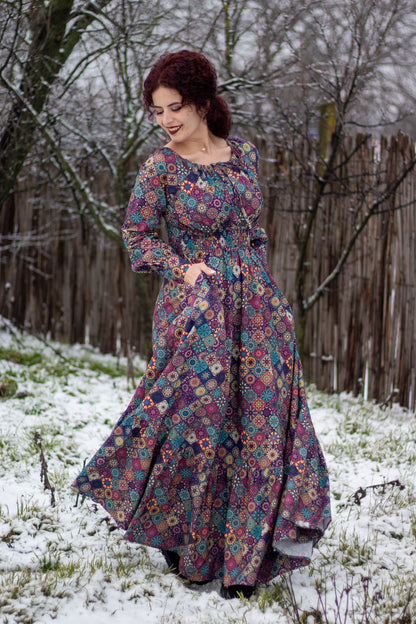 Kaleidoscope ~ Folklore Maxi
