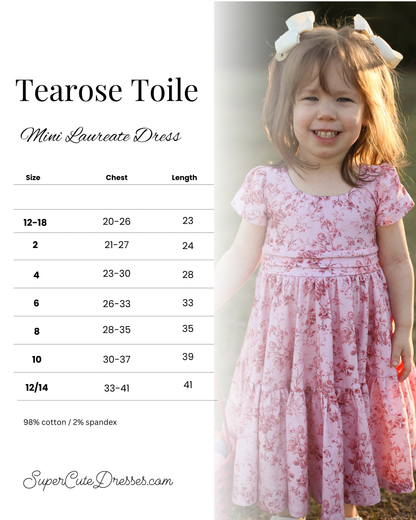 Tearose Toile ~ Mini ~ Laureate Dress