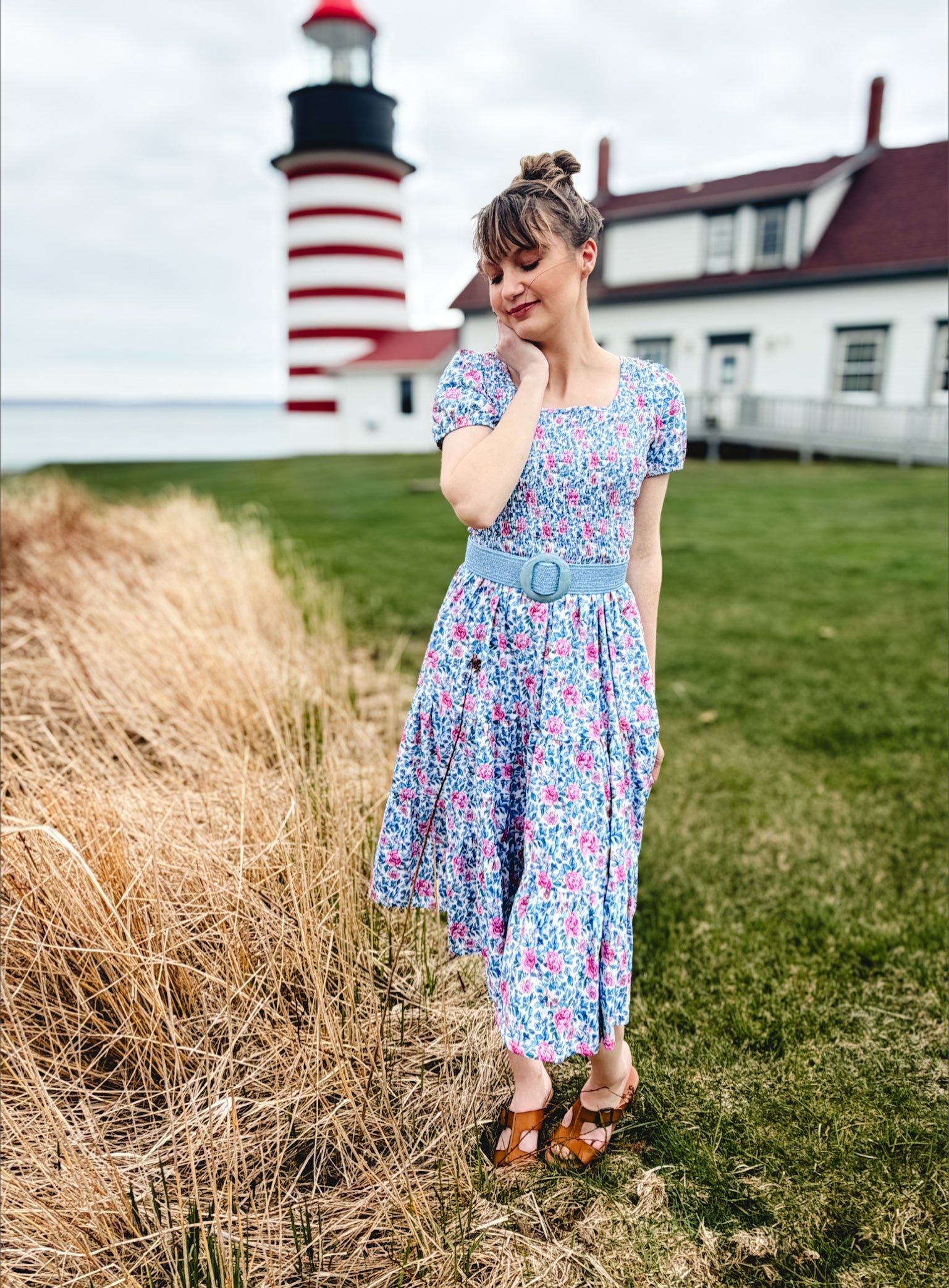 nightingale midi dress Nightingale Plaid Midi Dress