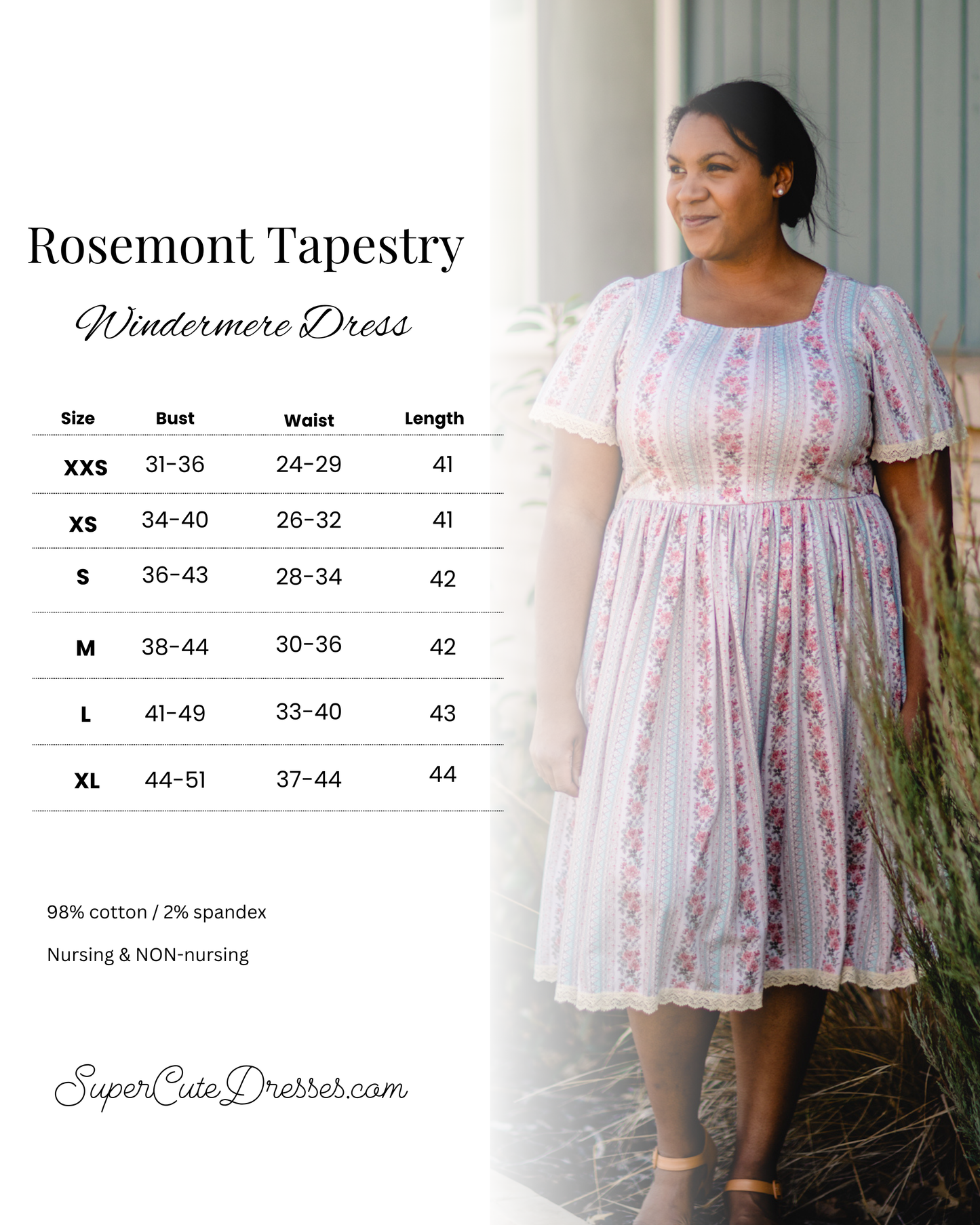Rosemont Tapestry ~ Windermere Dress