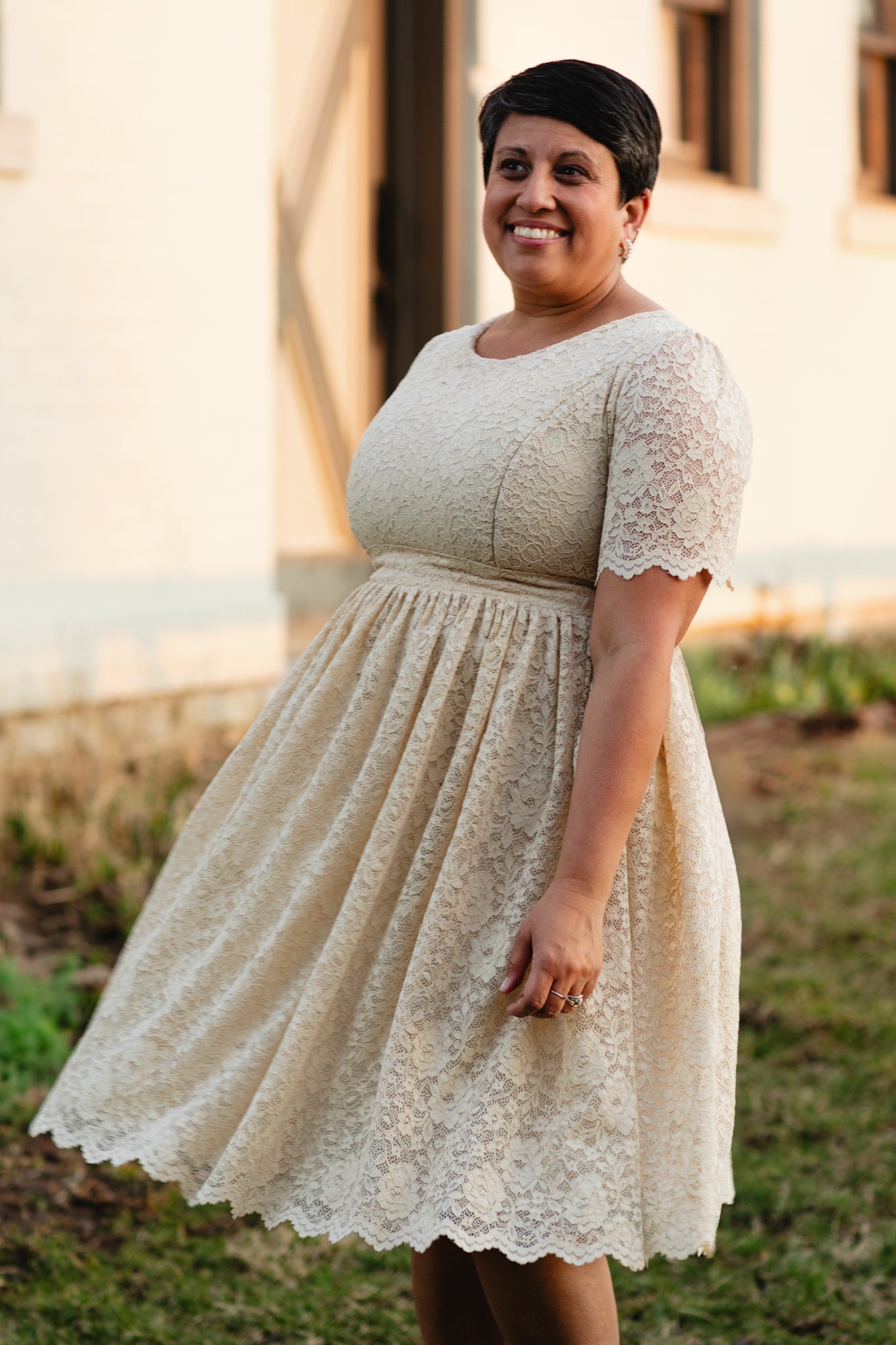 Alabaster ~ Everine Dress