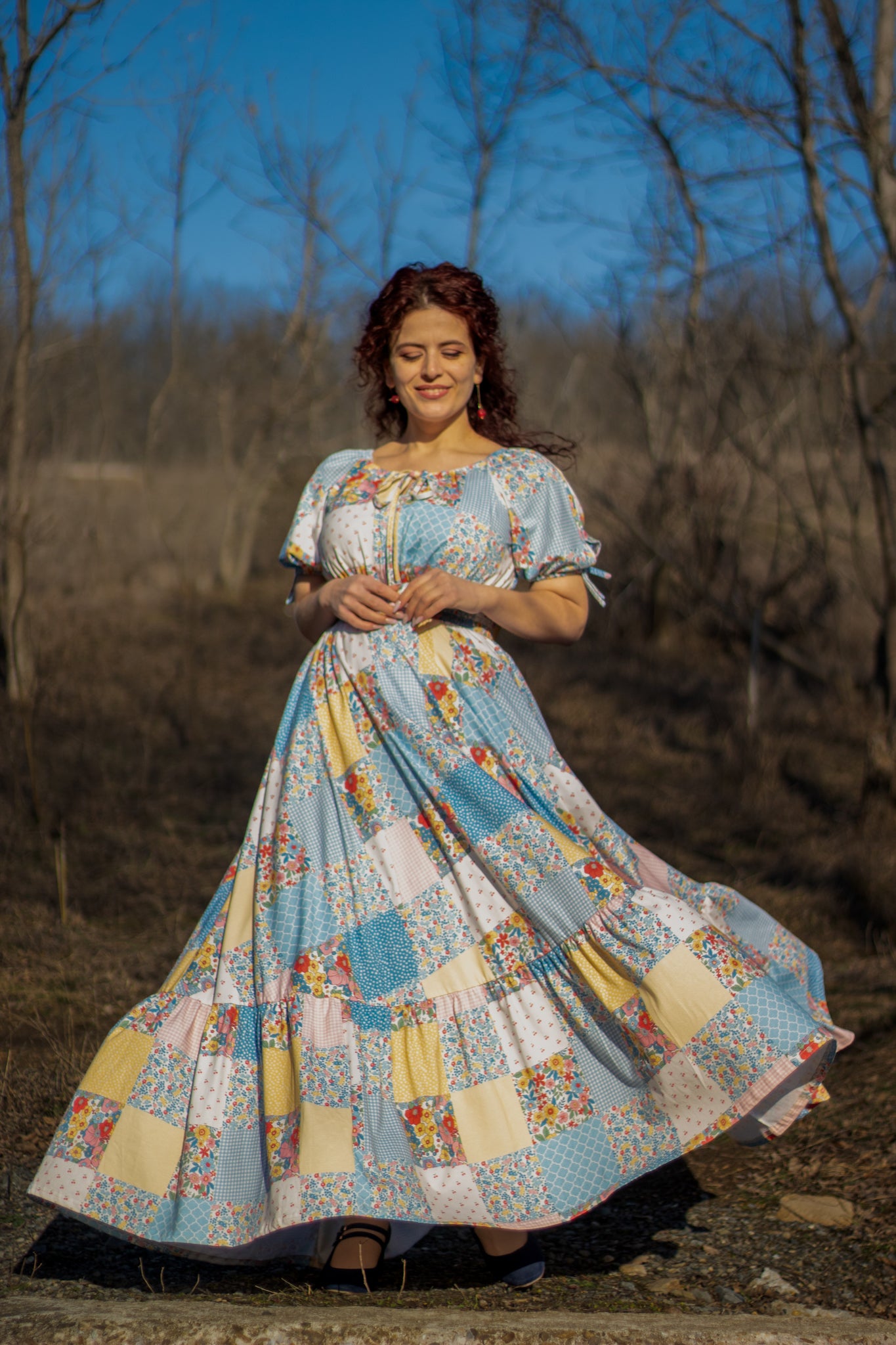 Cottage Calico ~ Folklore Maxi