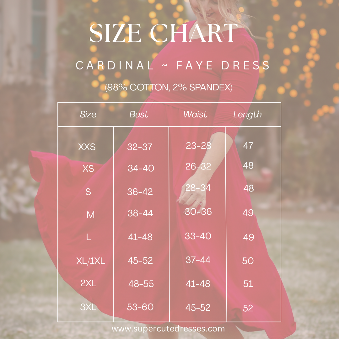 Cardinal ~ Faye Dress