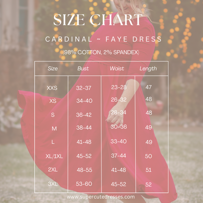 Cardinal ~ Faye Dress