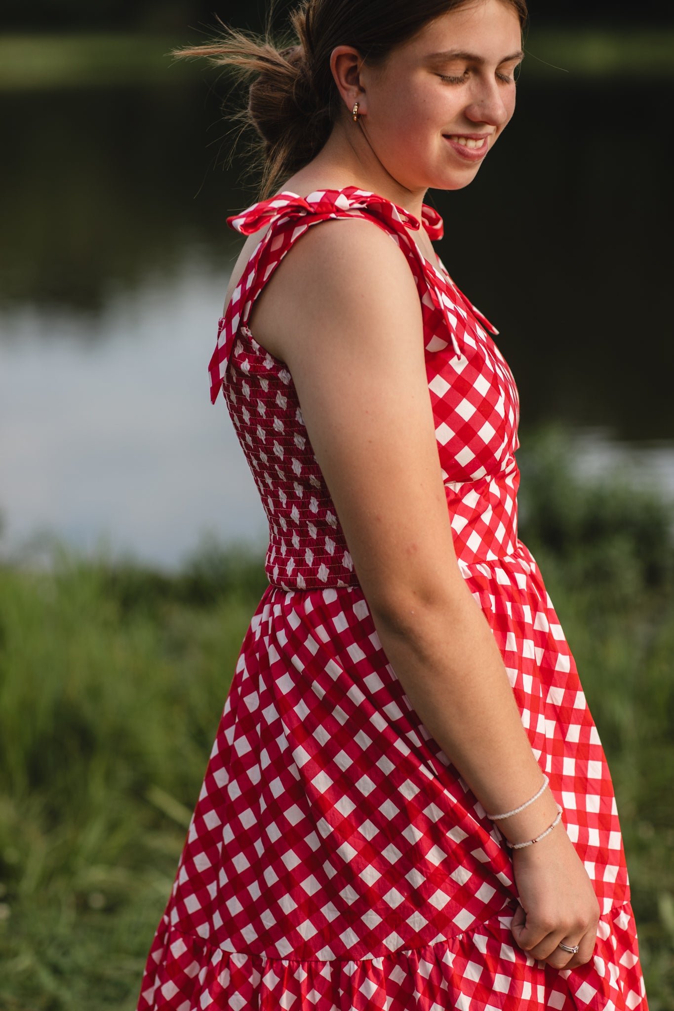 Grenadine Gingham ~ Lenora Dress