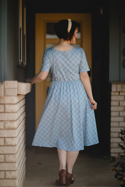 Tranquil Trellis ~ Etta Dress