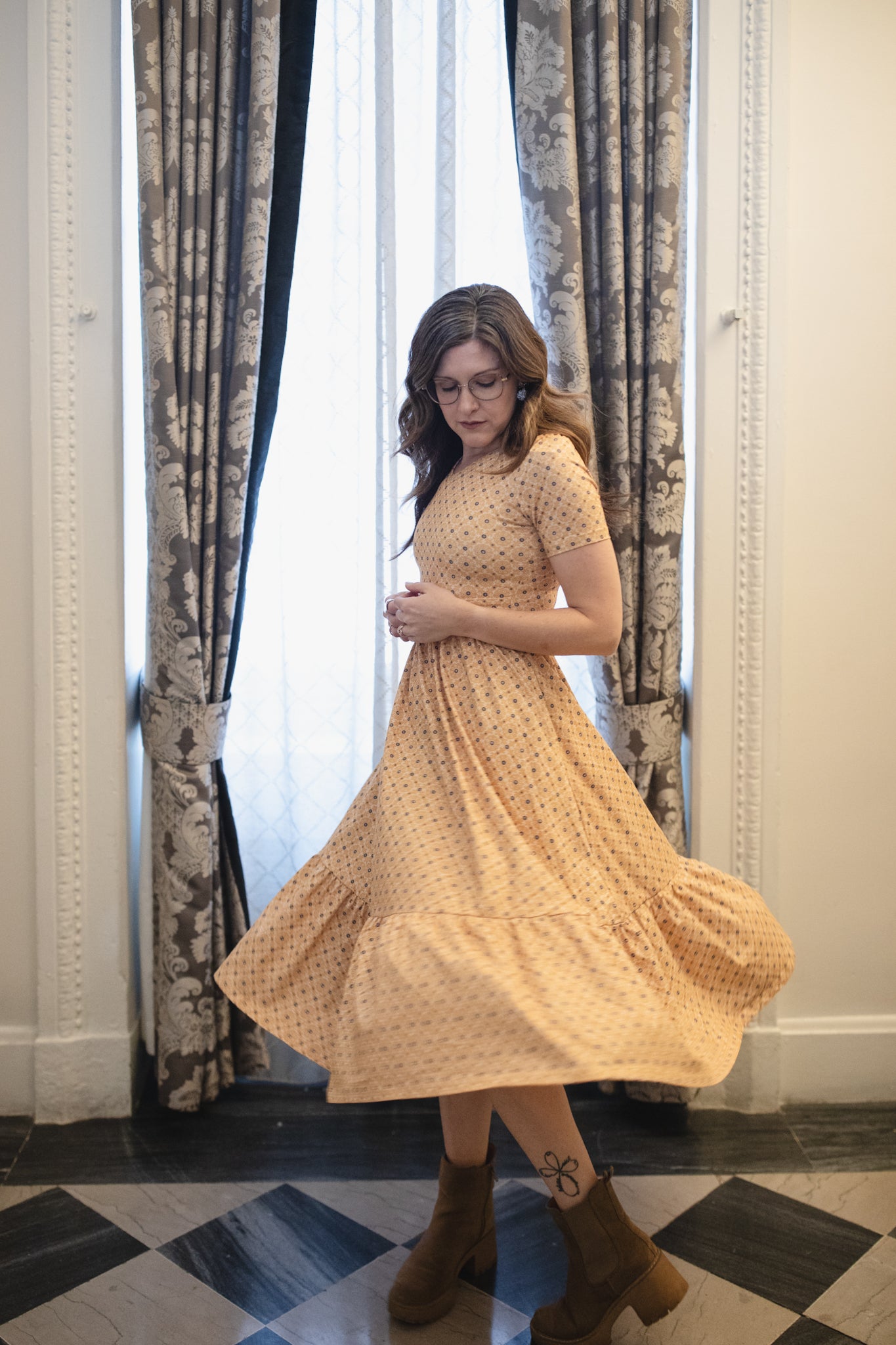 Citron Sunbeam ~ Canterbury Dress