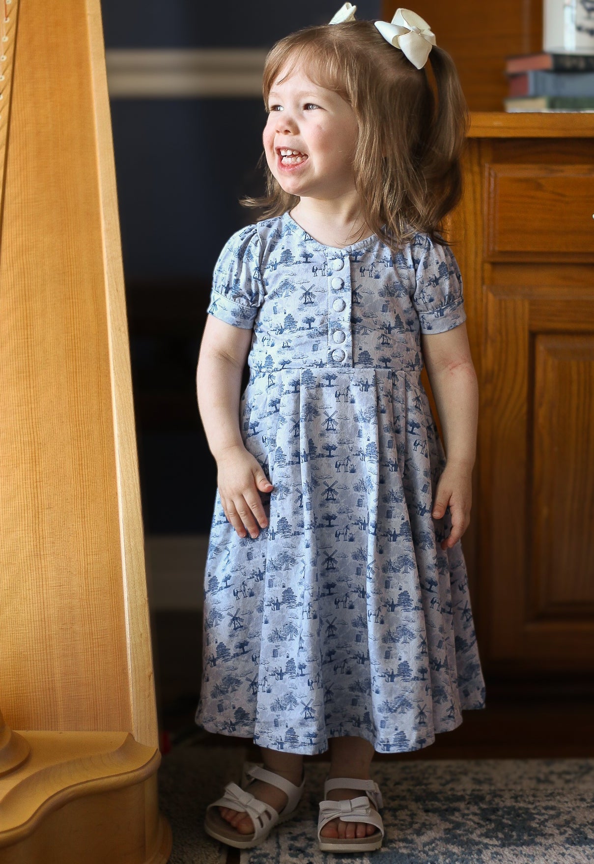 Bluebell Pastures ~ Mini Meadowcourt Dress