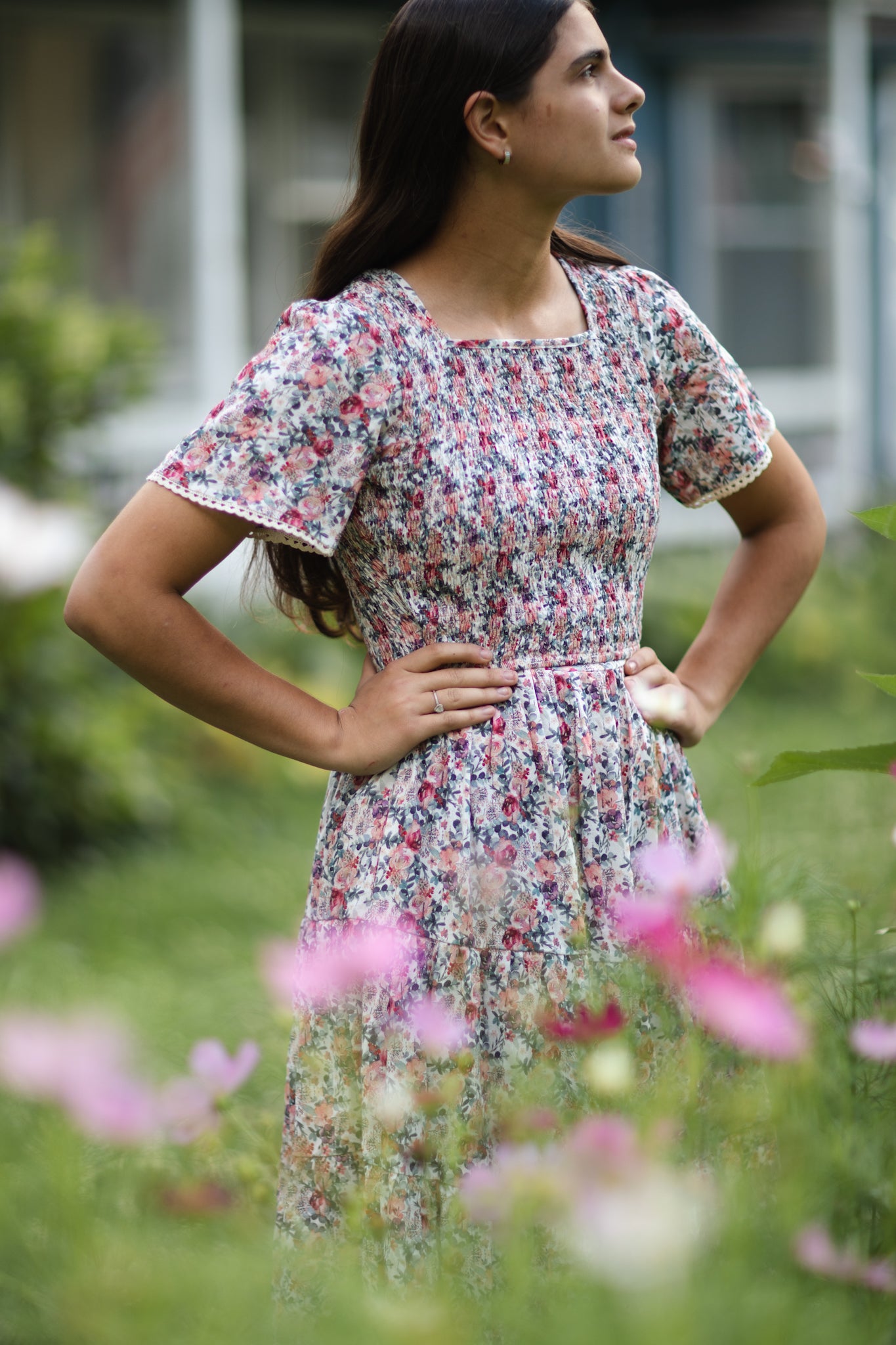 Watercolor Garden ~ Nightingale Dress