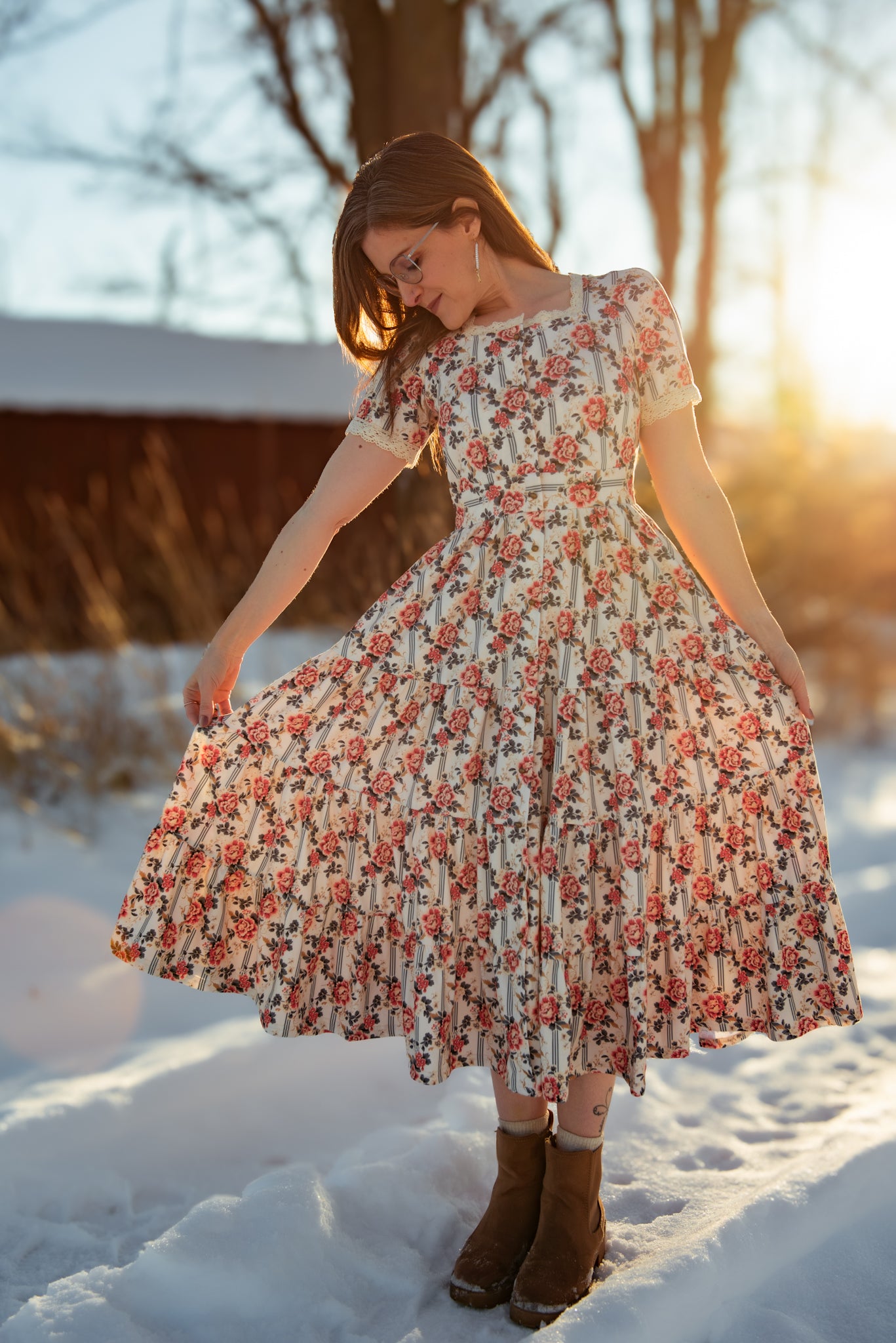 Camellia Carol ~ Hearthside Dress