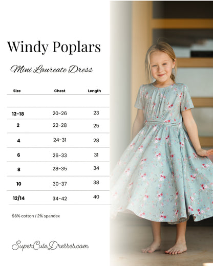 Windy Poplars ~ Mini Laureate Dress