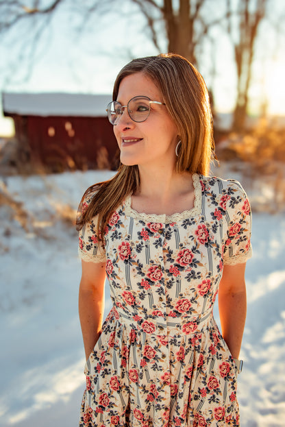 Camellia Carol ~ Hearthside Dress