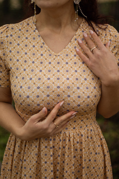 Citron Sunbeam ~ Canterbury Dress