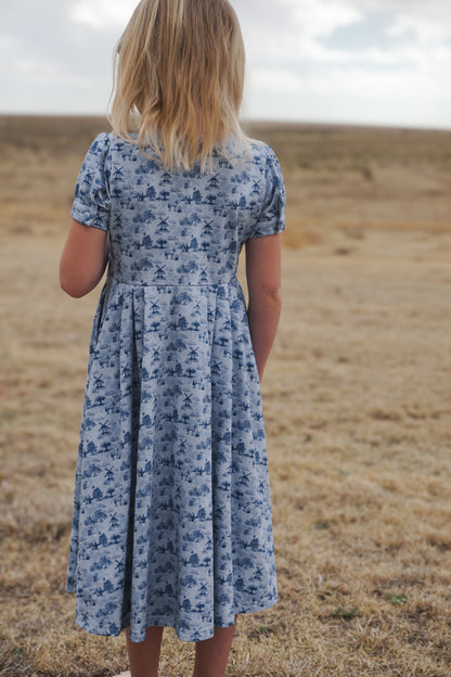 Bluebell Pastures ~ Mini Meadowcourt Dress