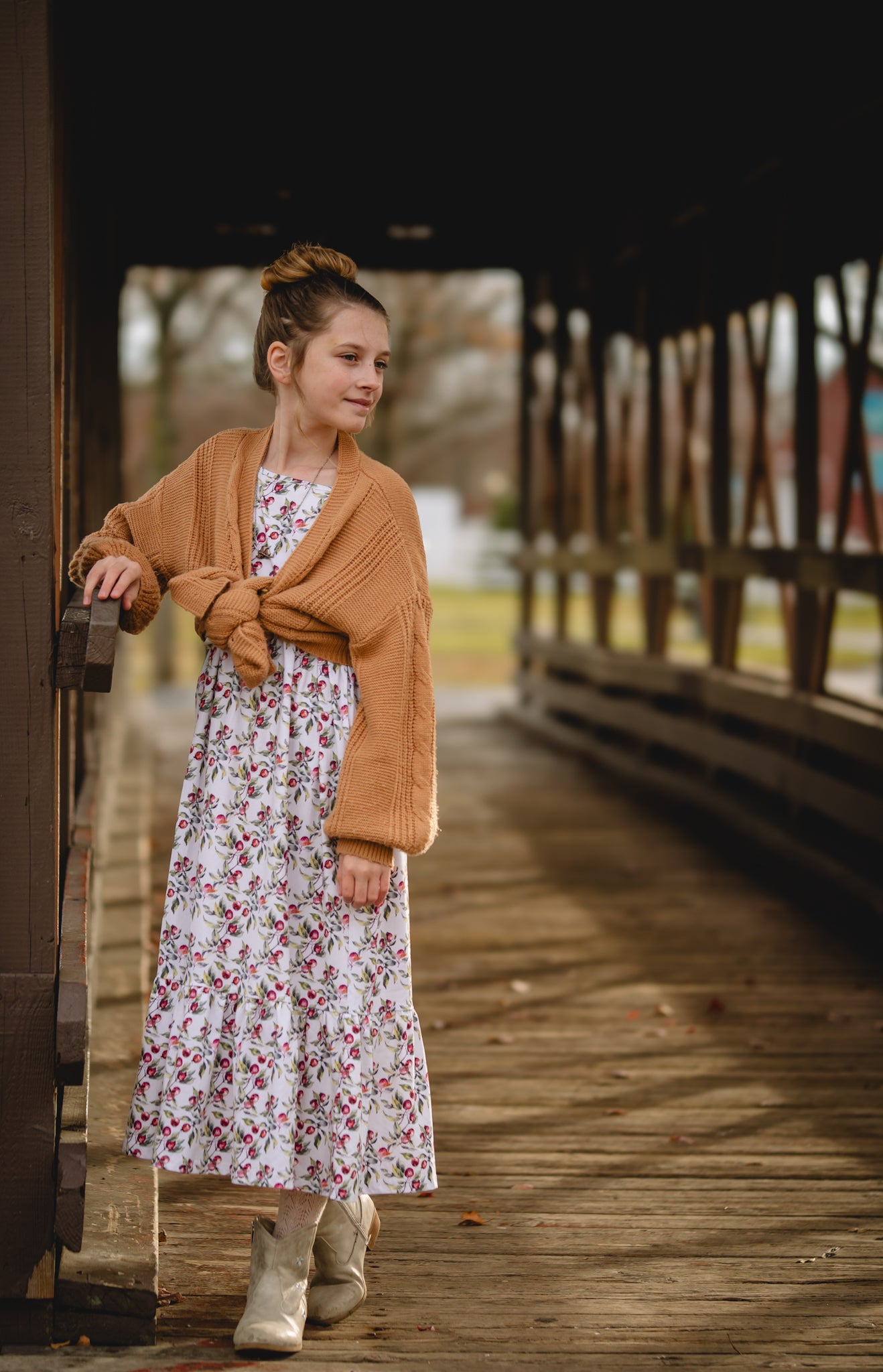 Antique Apples ~ Mini Windermere Dress