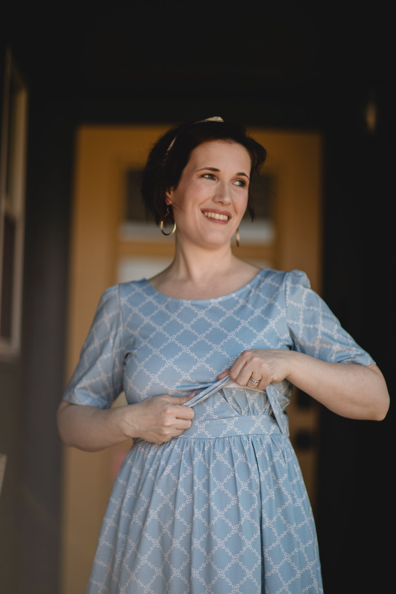 Tranquil Trellis ~ Etta Dress