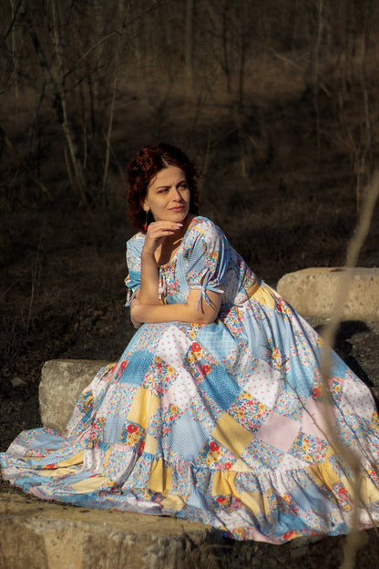 Cottage Calico ~ Folklore Maxi