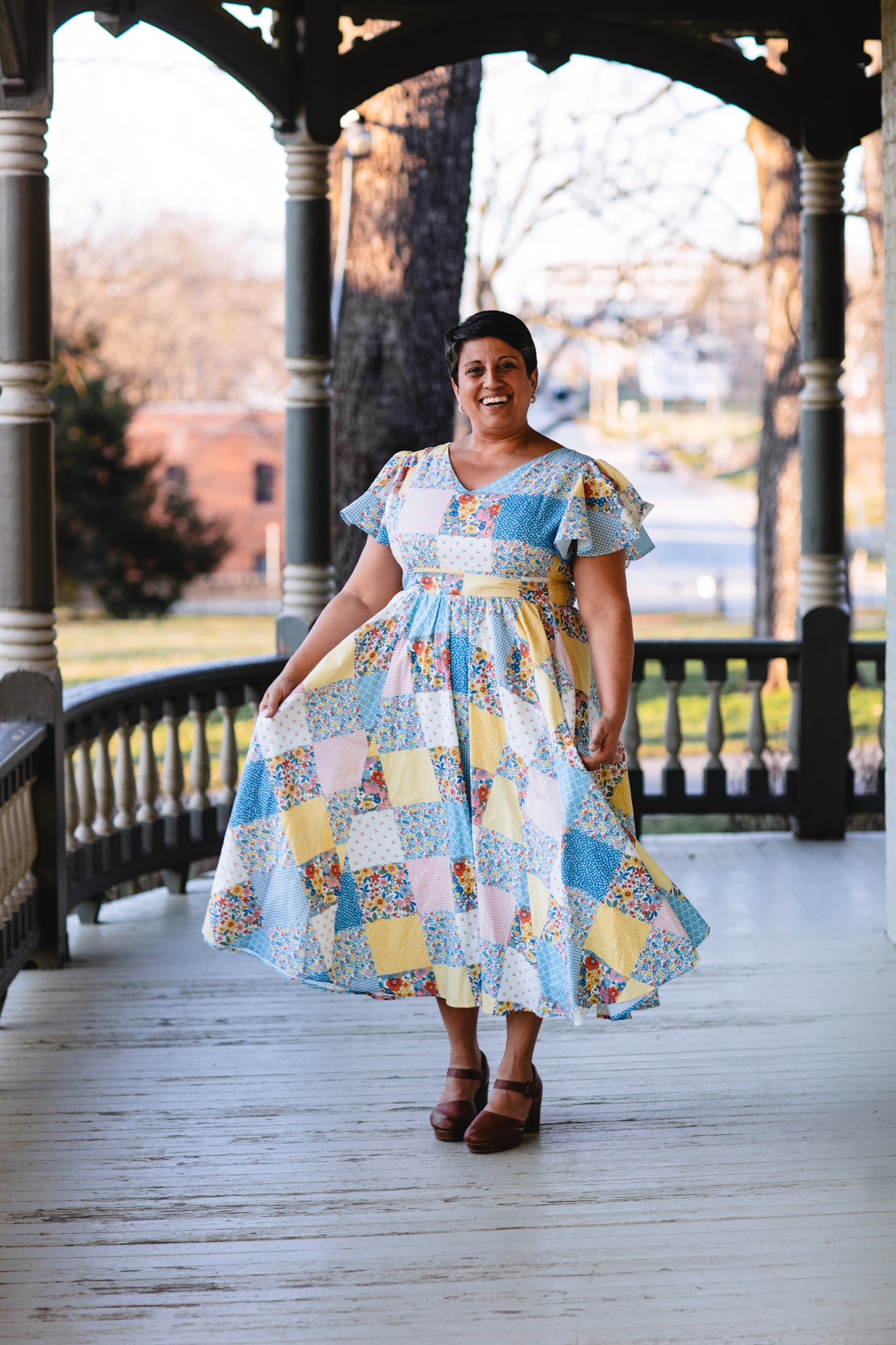 Cottage Calico ~ Lenora Midi