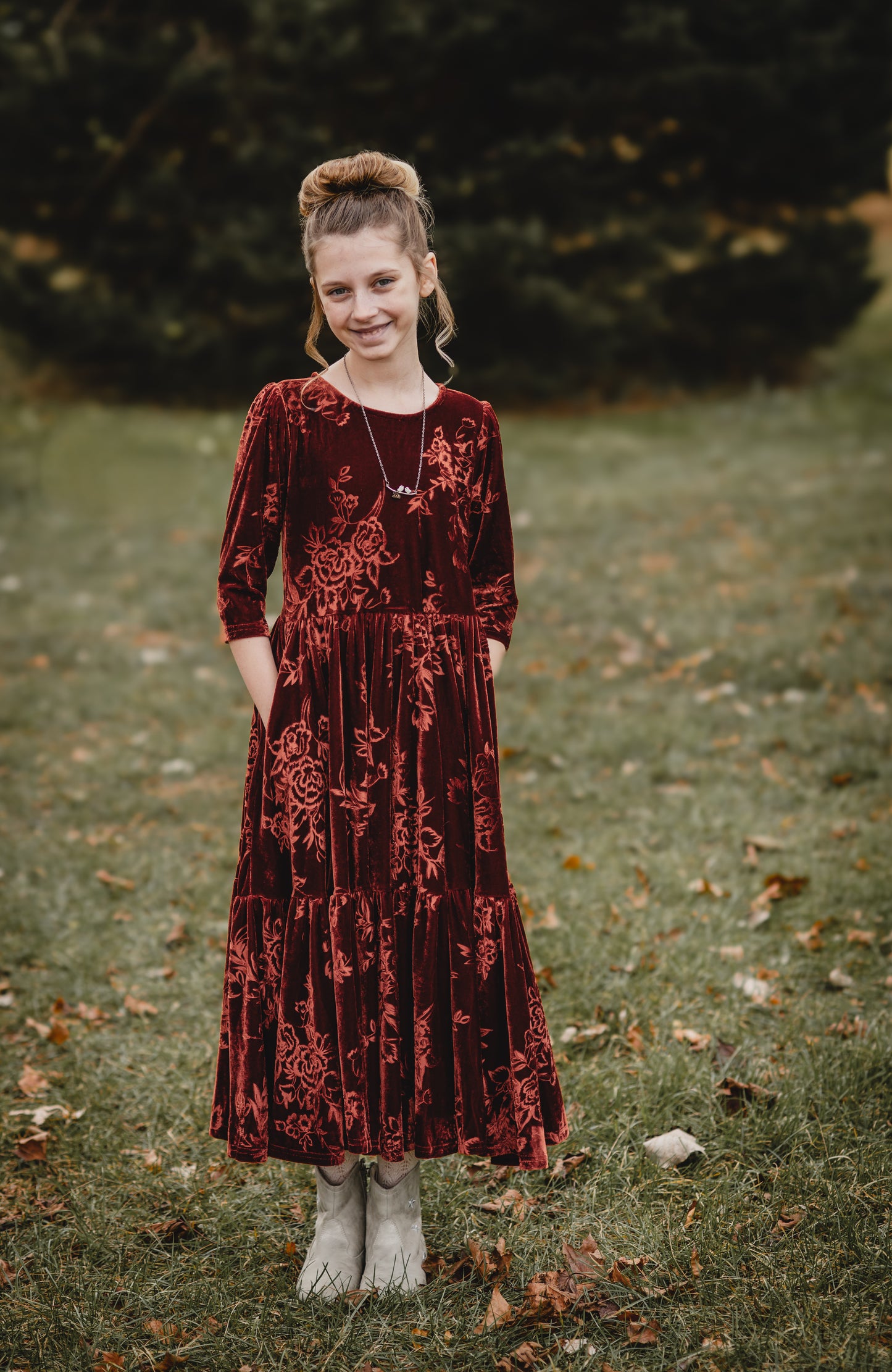 Cinnamon Rose ~ Novella Dress