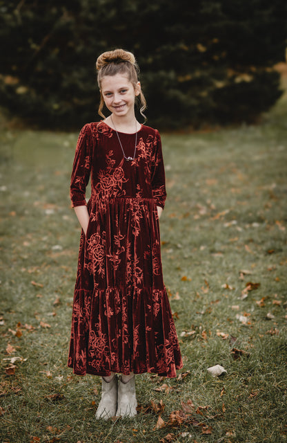 Cinnamon Rose ~ Novella Dress