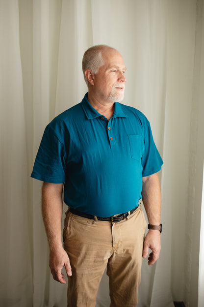 Timeless Teal ~ Men’s Perseverance Polo