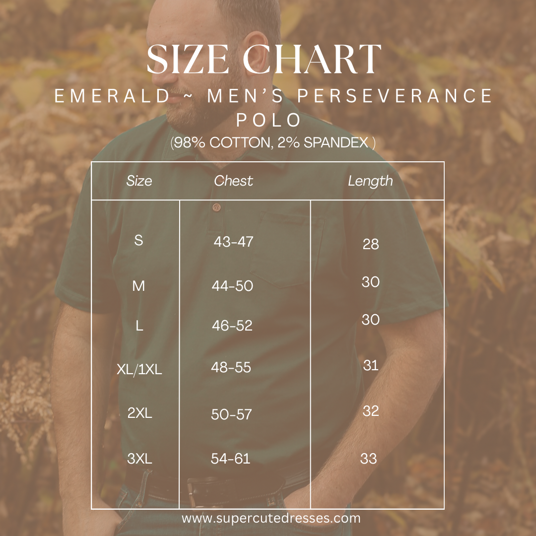Emerald ~ Men’s Perseverance Polo
