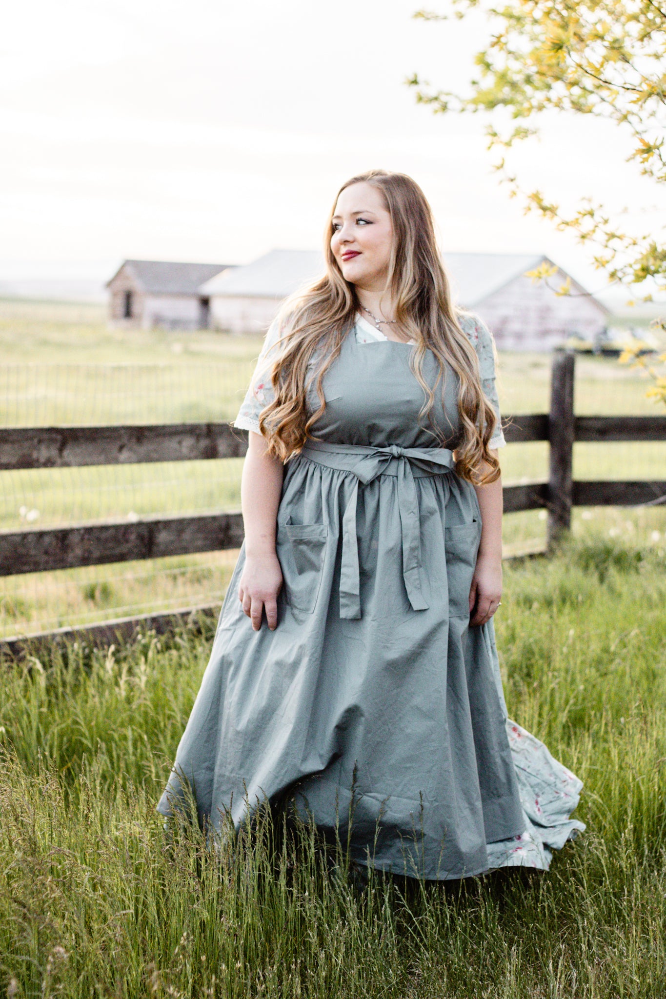 Olivewood ~ Pinafore Apron