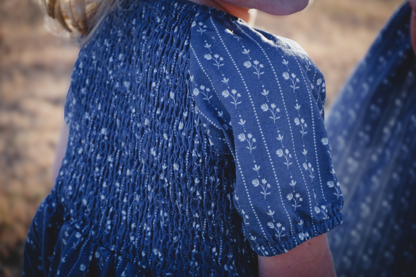 Larkspur ~ Mini Folklore Dress