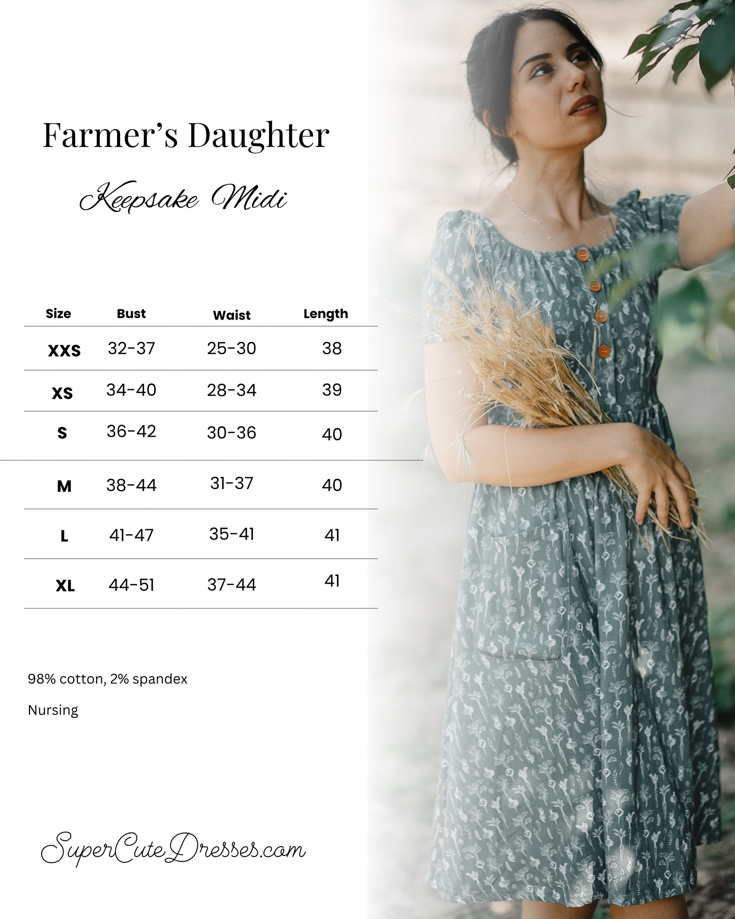 Farmer’s Daughter ~ Keepsake Midi