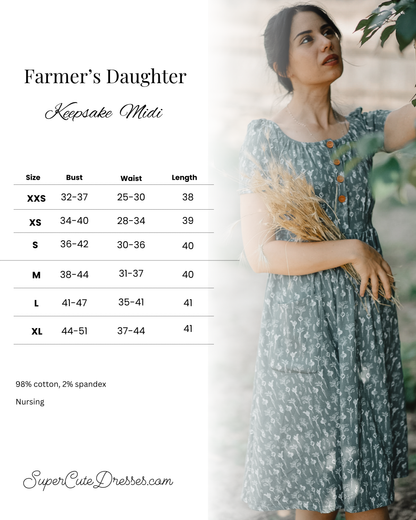 Farmer’s Daughter ~ Keepsake Midi