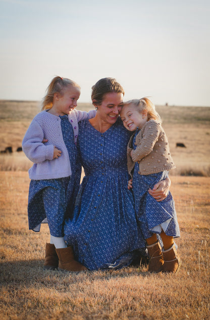 Larkspur ~ Mini Folklore Dress