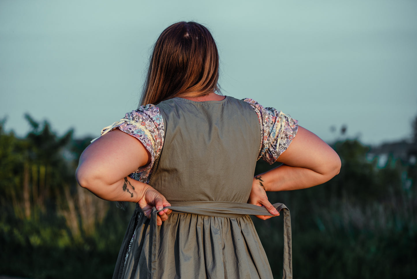 Olivewood ~ Pinafore Apron