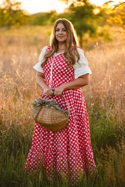 Grenadine Gingham ~ Lenora Dress