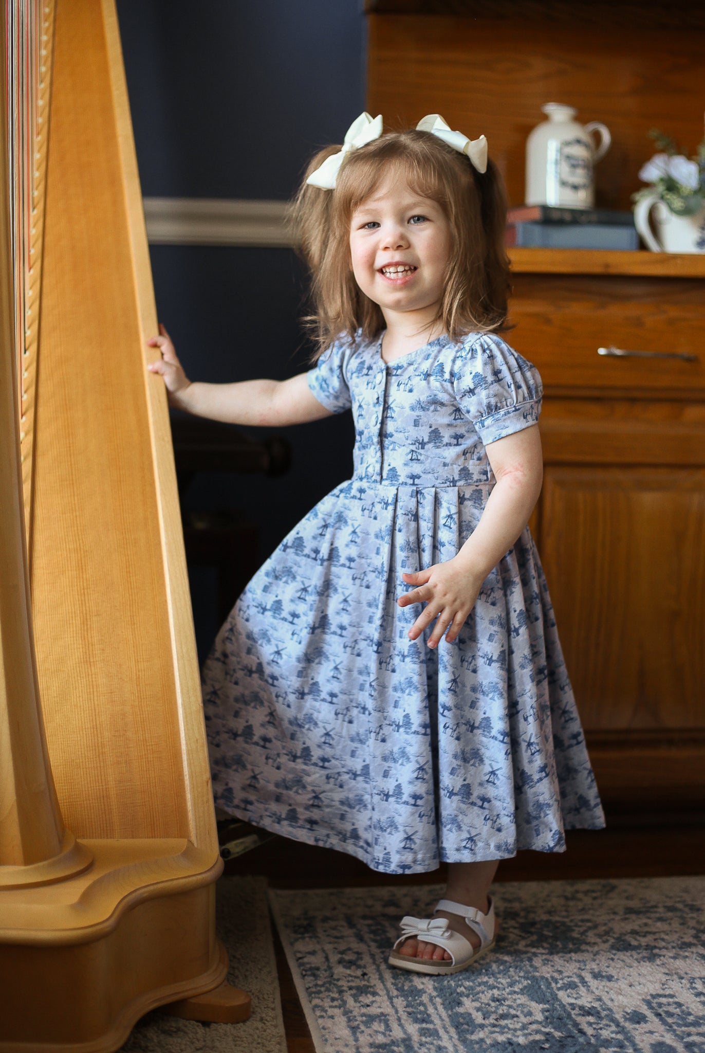 Bluebell Pastures ~ Mini Meadowcourt Dress