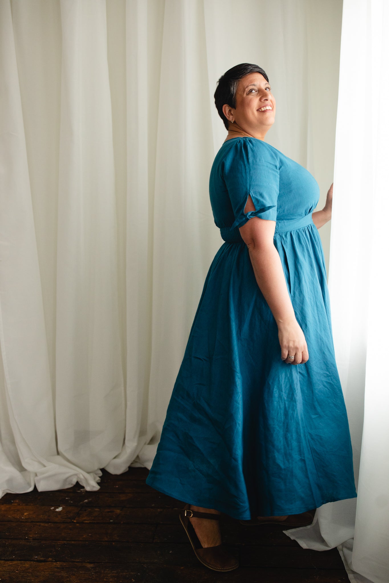 Timeless Teal ~ Hearthside Dress