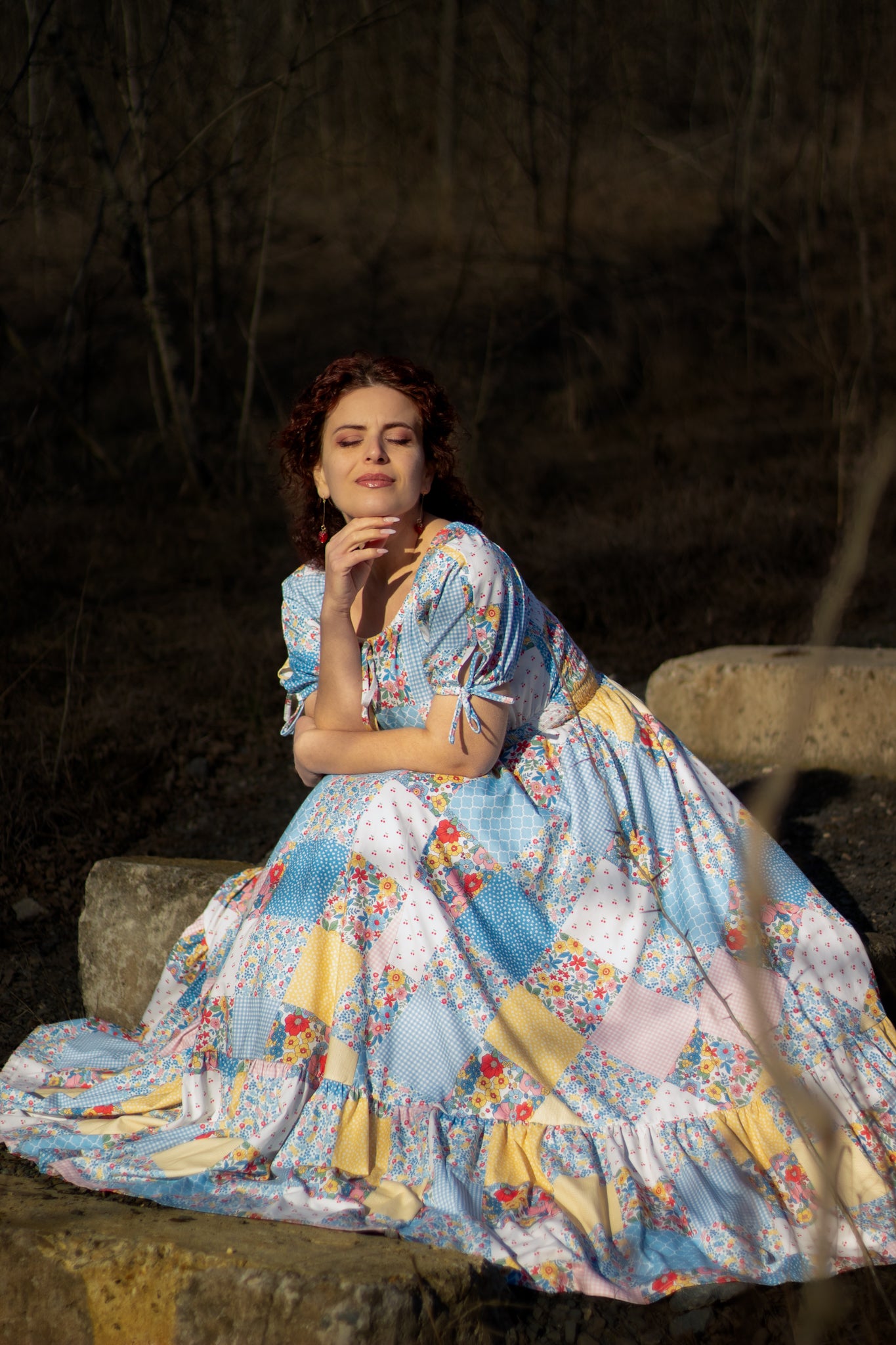 Cottage Calico ~ Folklore Maxi