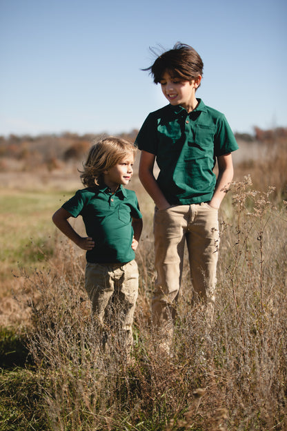 Emerald ~ Boy’s Perseverance Polo