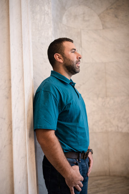 Timeless Teal ~ Men’s Perseverance Polo