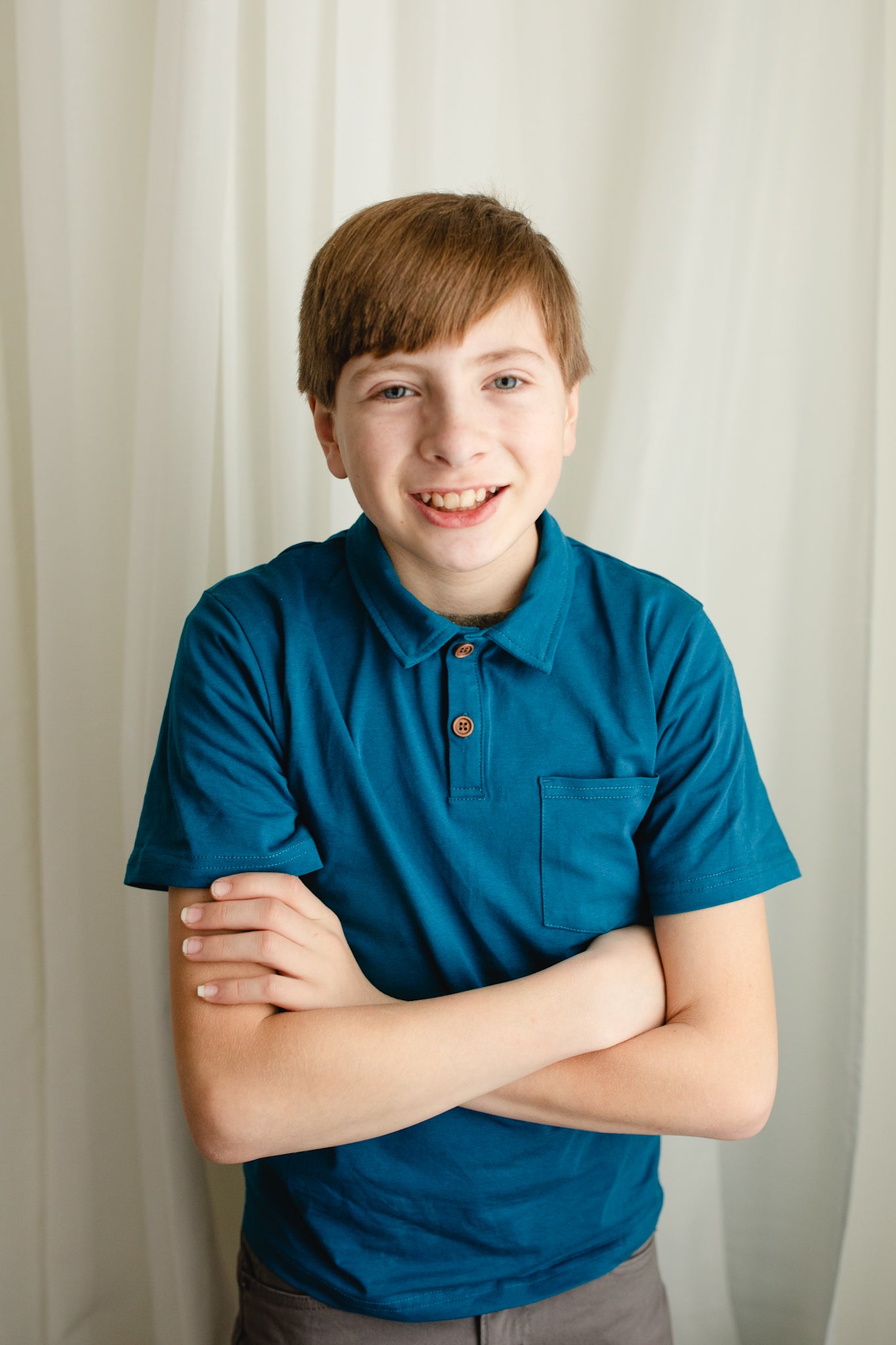 Timeless Teal ~ Boy’s Perseverance Polo
