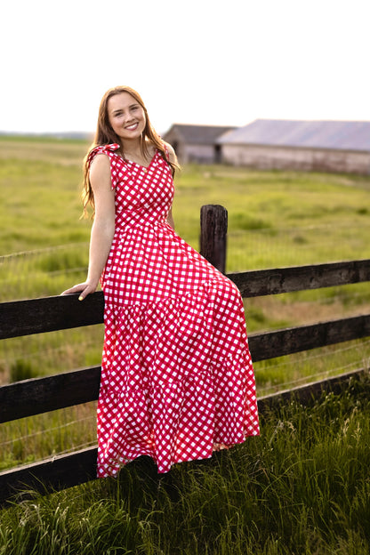 Grenadine Gingham ~ Lenora Dress