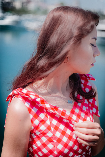 Grenadine Gingham ~ Lenora Dress