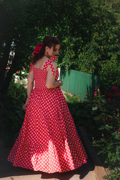 Grenadine Gingham ~ Lenora Dress